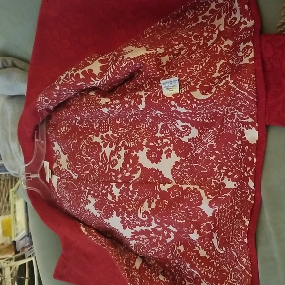 Talbots Double Breasted Red Jacket size M - Picture 4 of 6